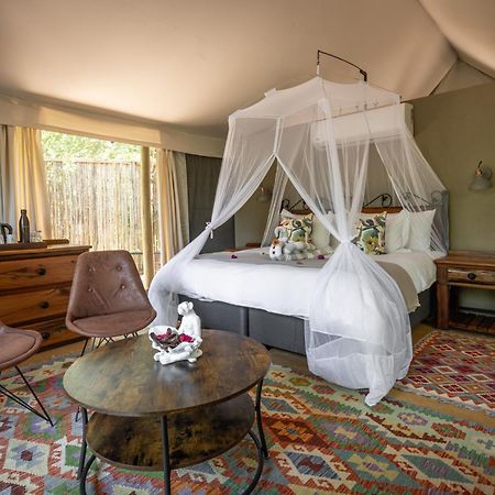 Umkumbe Bush Lodge - Luxury Tented Camp サビ・サンド動物保護区 エクステリア 写真