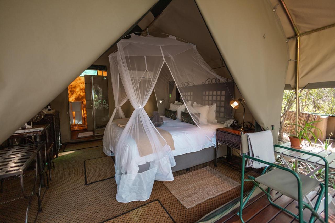 Umkumbe Bush Lodge - Luxury Tented Camp サビ・サンド動物保護区 エクステリア 写真