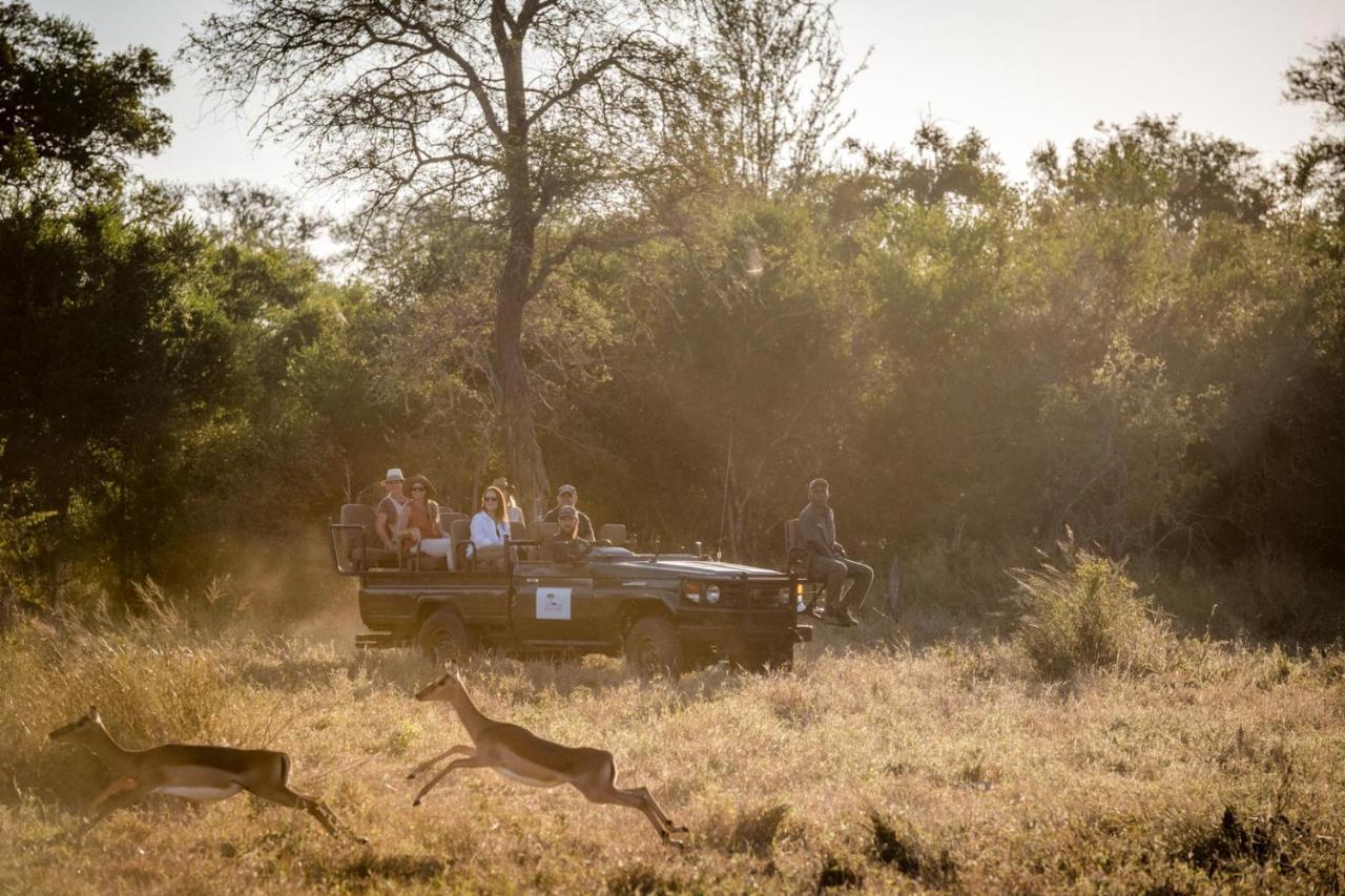 Umkumbe Bush Lodge - Luxury Tented Camp サビ・サンド動物保護区 エクステリア 写真