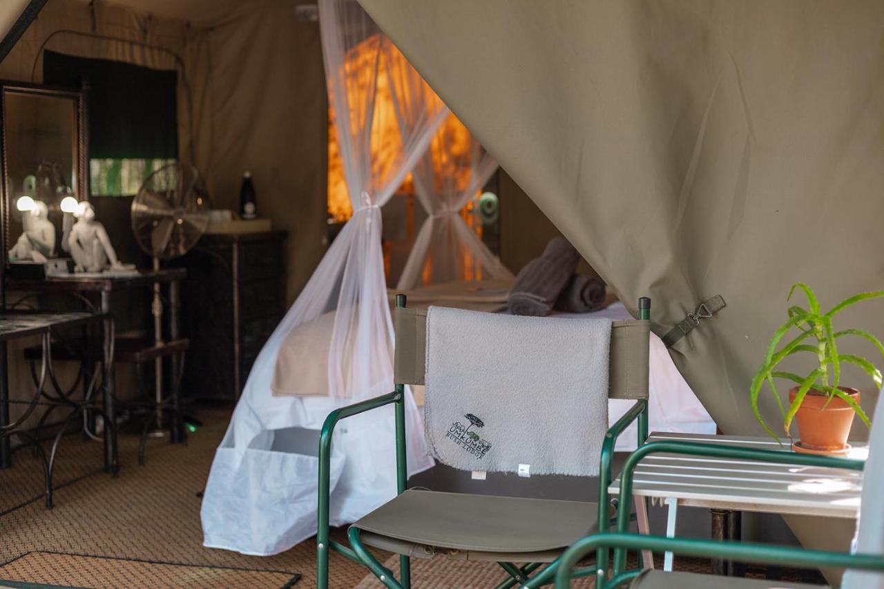 Umkumbe Bush Lodge - Luxury Tented Camp サビ・サンド動物保護区 エクステリア 写真
